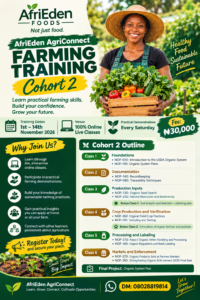 Afrieden-Agriconnect International Organic Farming Training Cohort2